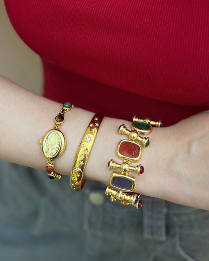 Gold_Romantic_Time_Bracelet_Set_2