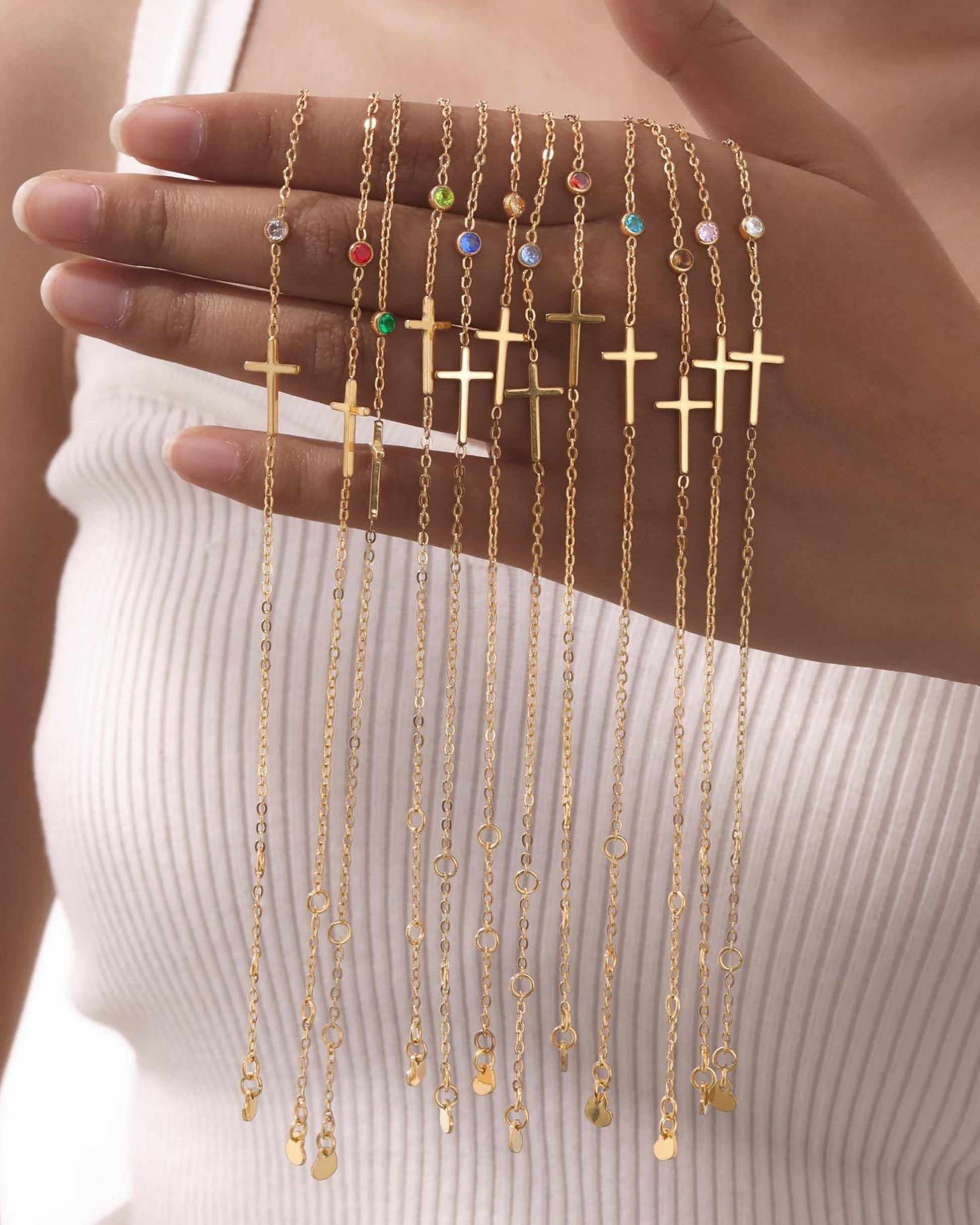 Gold_Solis_Cross_Birthstone_Bracelet_6