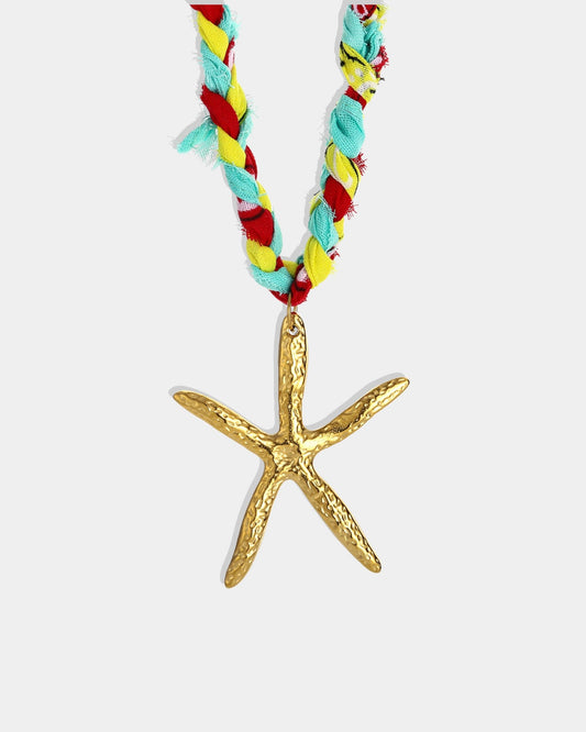 Gold_Starfish_Melody_Silk_Cord_Necklace_1