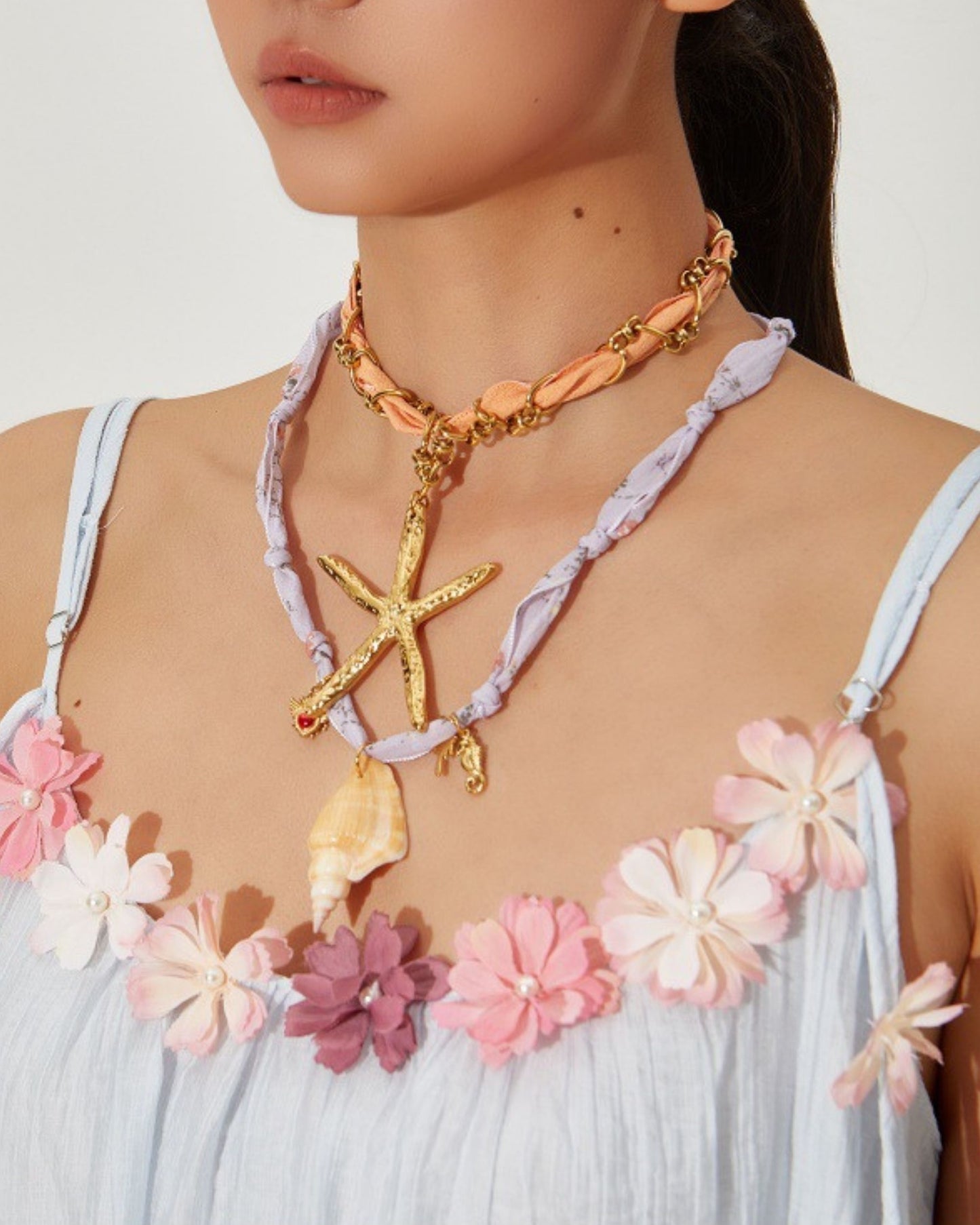 Gold_Starfish_Tranquility_Silk_Cord_Necklace_4