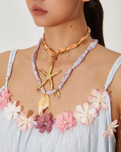 Gold_Starfish_Tranquility_Silk_Cord_Necklace_4