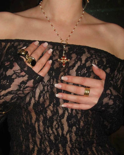 Gold_Vampire_Rose_Lariat_Necklace_3
