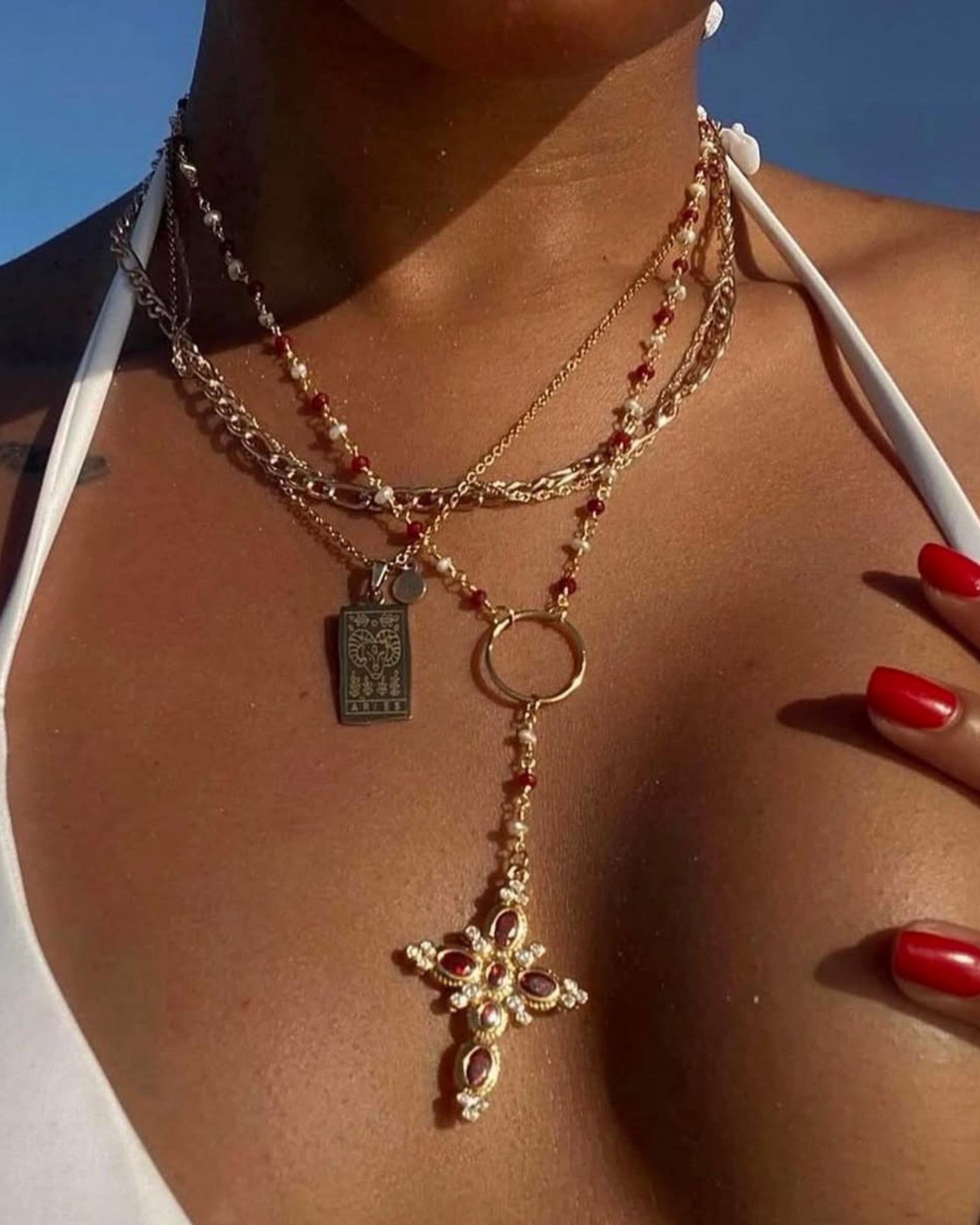 Gold_Vampire_Rose_Lariat_Necklace_4