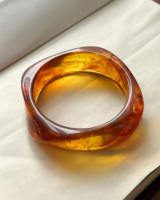 Prism Red Resin Bangle