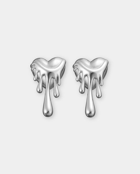Silver_Dripping_Heart_Stud_Earrings_1